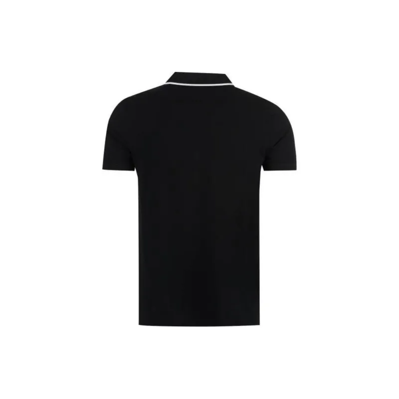 HUGO BOSS Panelled Cotton Polo Shirt-1