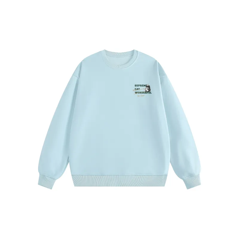 Supremo Cat Sweatshirts Unisex-17