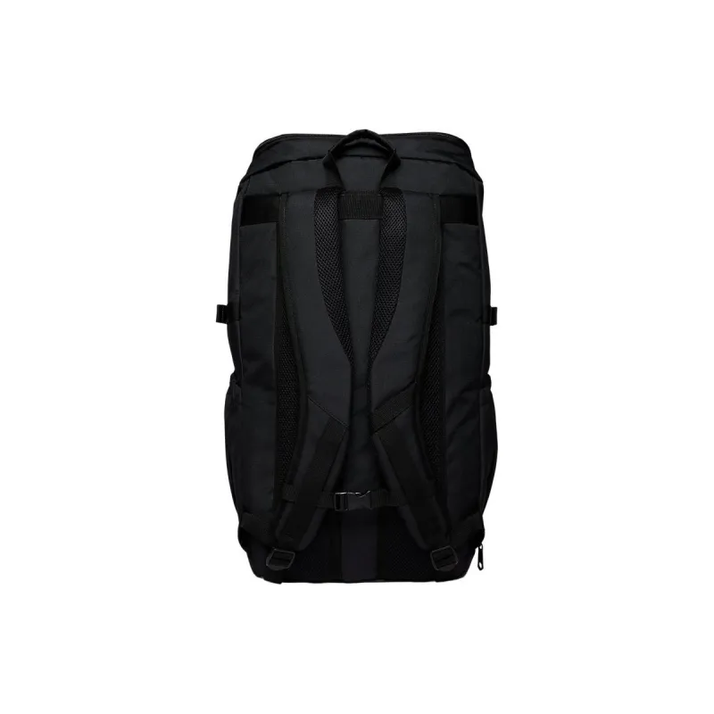 Asics Polyester Bonded Synthetic Leather Backpack Unisex Black-2