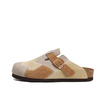 Khadgar Rubber Sole Cork Sole EVA Slip-Resistant Wrap-toe Slippers Unisex