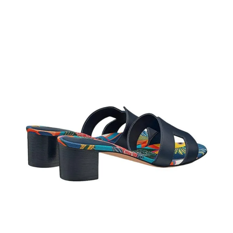 HERMES Oasis Abrasion Resistant Slide Slippers Women's Indigo-3