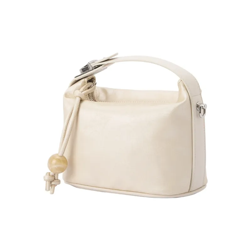 SEM/R PU One Shoulder Handbags Regular Women's Ecru/Smoke Gray Silver-1