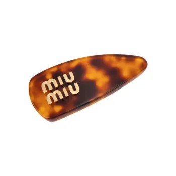 MIU MIU Hair Clips Women's Tortoiseshell