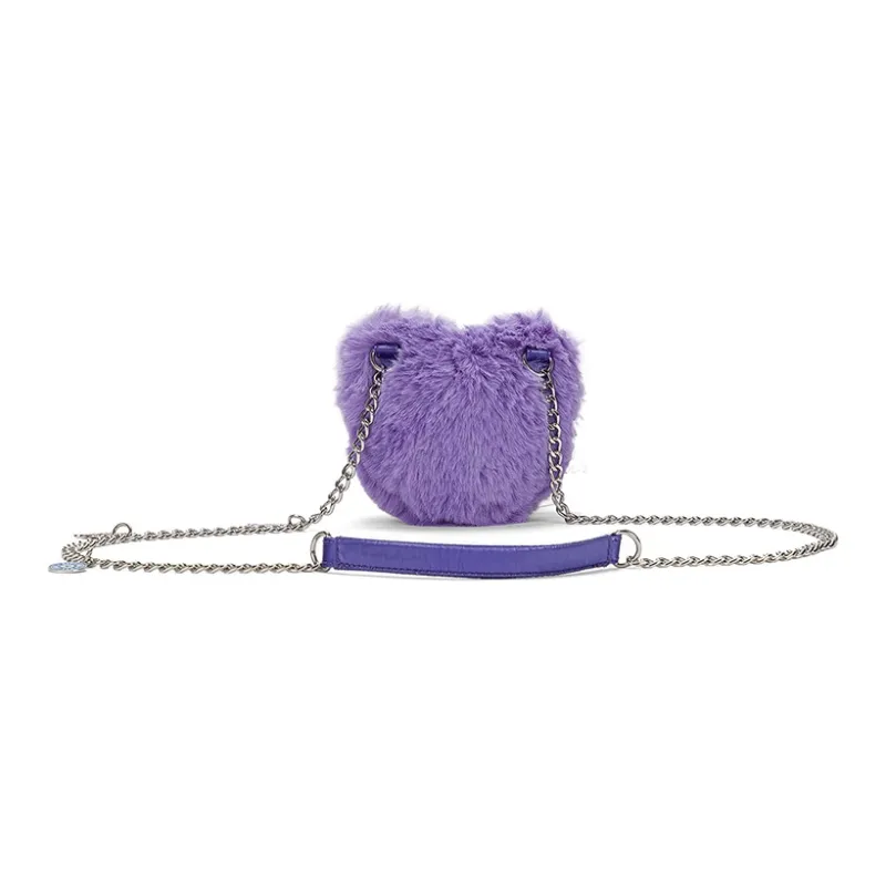 Kipling Polyester Crossbody Bag Regular Women's Pink Purple Fuzzy-2