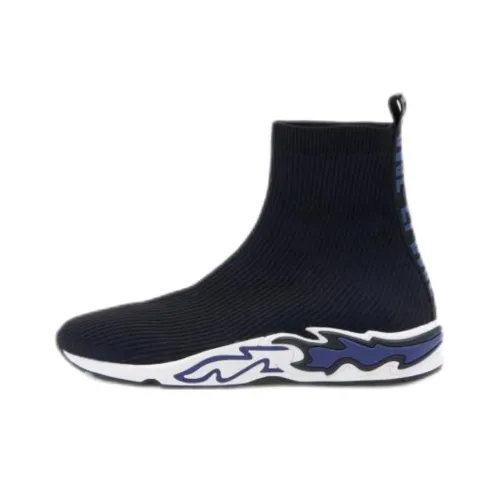 Sandro High Top Casual Shoes Women's Black