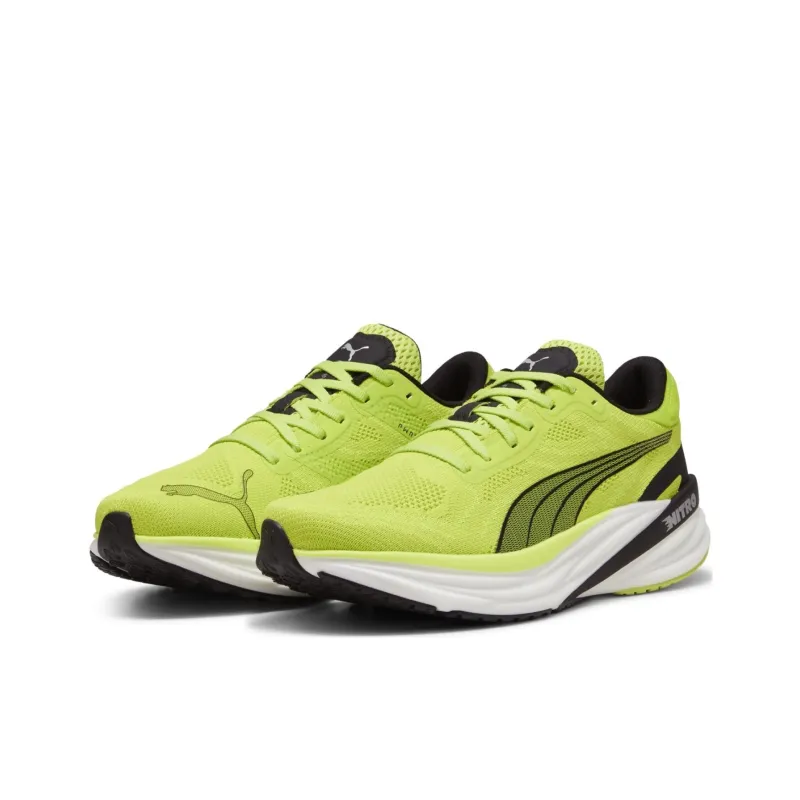 PUMA Magnify Nitro 2 Anti Slip Wear Resistant Low Top Running Shoes Men's Green-2