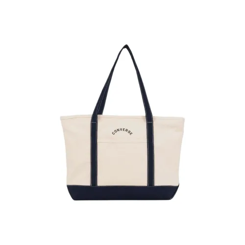 Converse Polyester With Cotton Tote Bag Shopping Bag Shoulder Bag Handbag Large Size Unisex Marine Blue