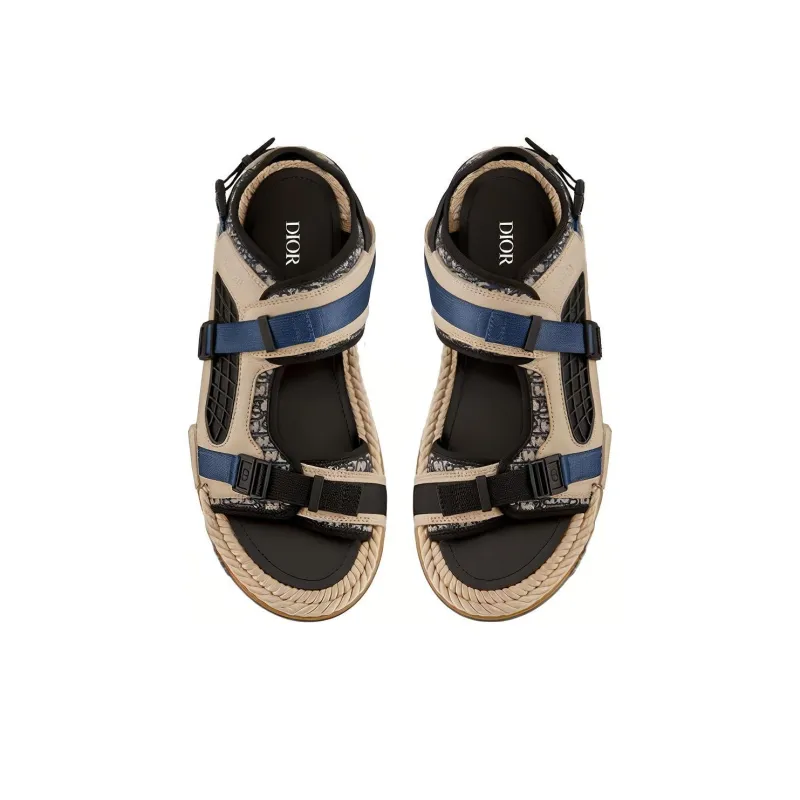 DIOR Atlas Sandal Beige Suede-3