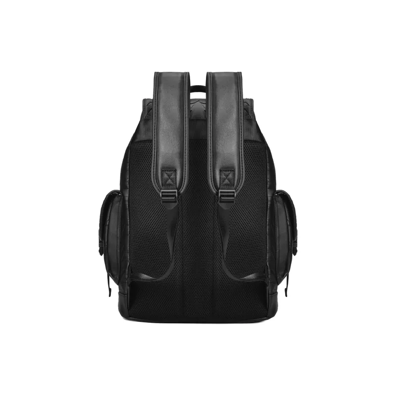 ONRF PVC Backpacks Laptop Bags Backpack Large Size Unisex Cool Black-12