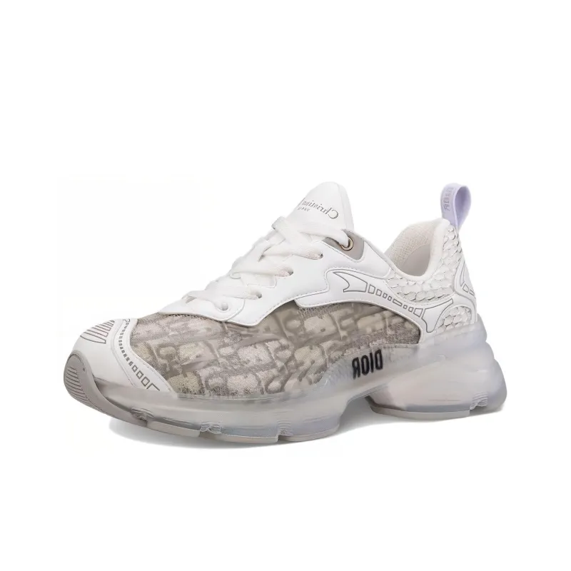 DIOR Vibe Low Top Casual Shoes Women's White-0