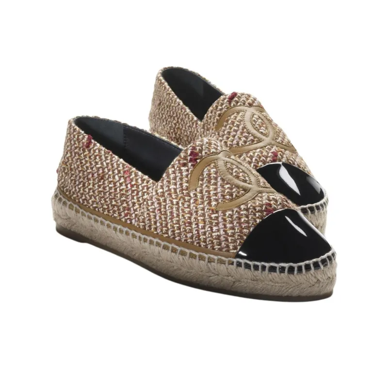CHANEL Espadrilles Women's Brown-2