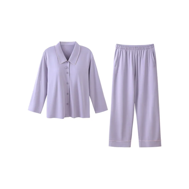 JINGYUN Pajama Set Fall Women's-5