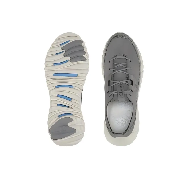 Clarks Cushioning Low Top Casual Shoes Men's Gray-4