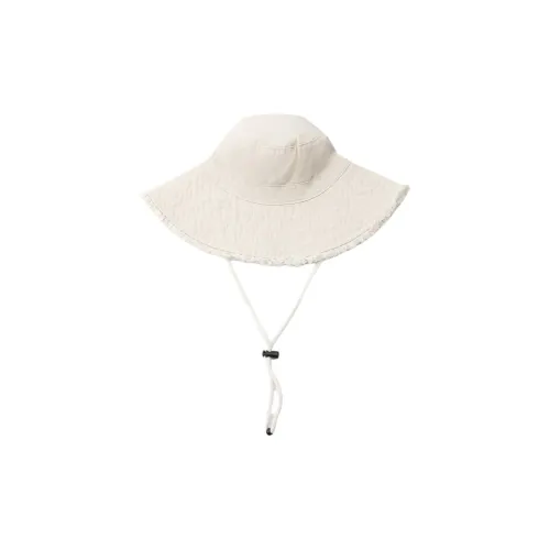 ZARA - Bucket Hats Women's Natural White