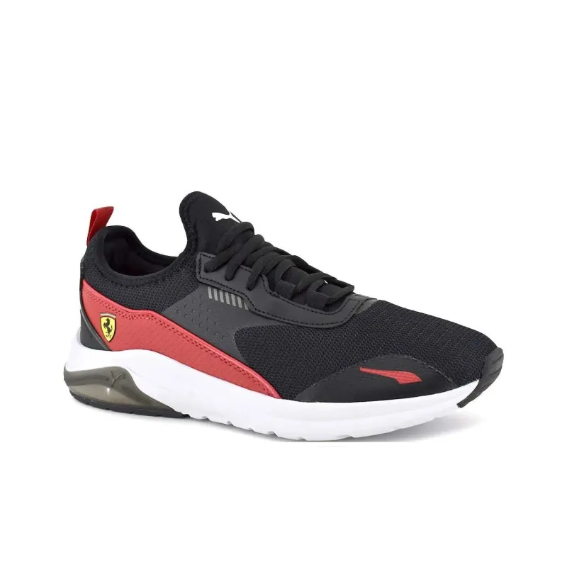 PUMA Ferrari Electron E Anti-Slip Wear-Resistant Low-Top Casual Shoes Men's Black-2