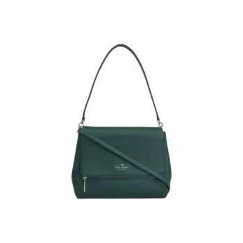 Kate Spade Leather Portable Crossbody Bag, Shoulder Bag Medium Size Women's Green