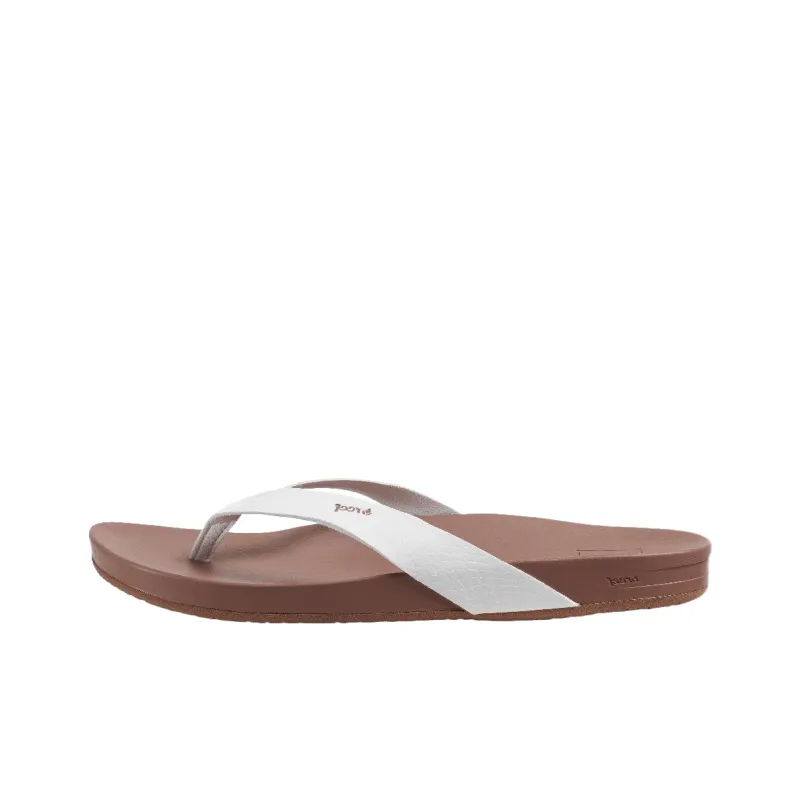 REEF Abrasion-Resistant Flip Flops Women's White-0