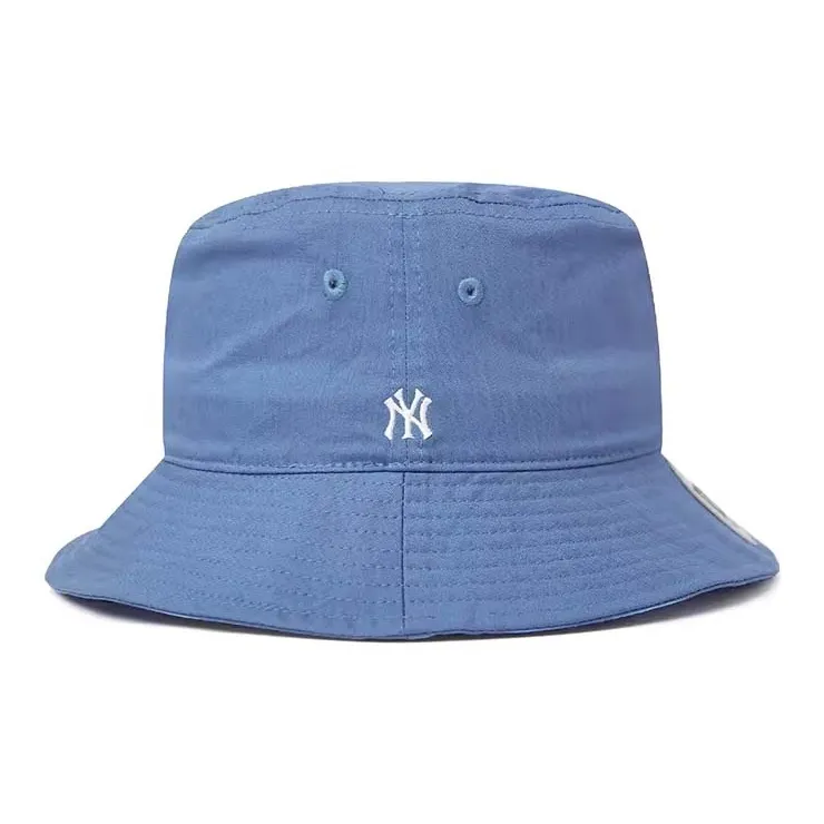 New Era Cotton Bucket Hats Unisex Blue-2