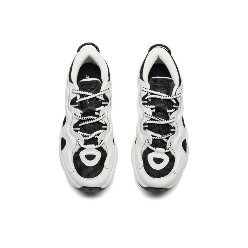 XTEP Petal Shoes 2.0 Height Increasing Low Top Casual Shoes Women's White Black-3