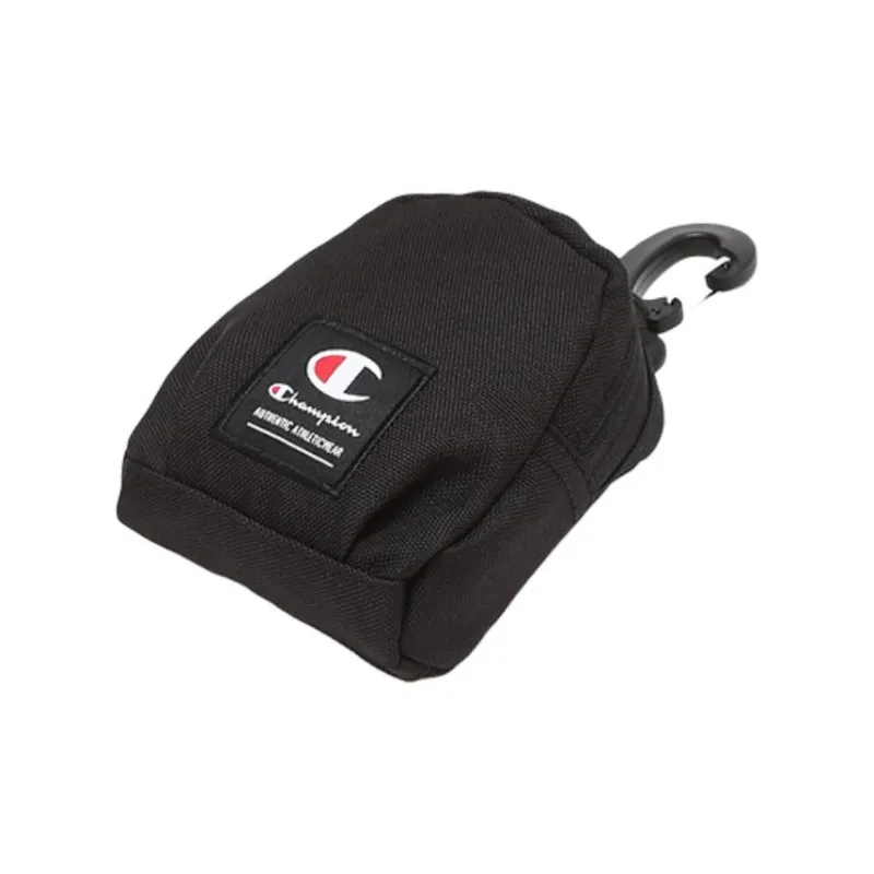 Champion Polyester Coin Purse Unisex Black-4