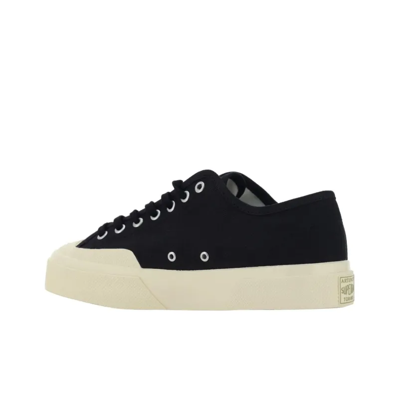 SUPERGA Low-Top Skateboard Shoes Men's Black-3
