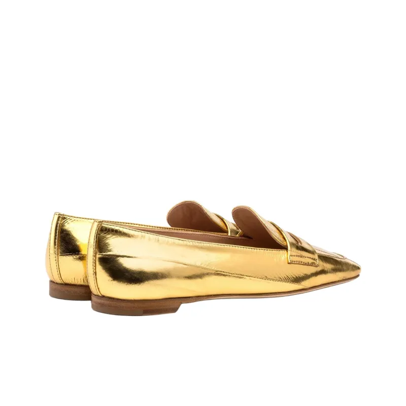 Rupert Sanderson Doublet Loafers Women's Gold-4