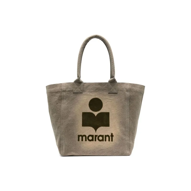 ISABEL MARANT Yenky Logo Printed Tote Bag-0
