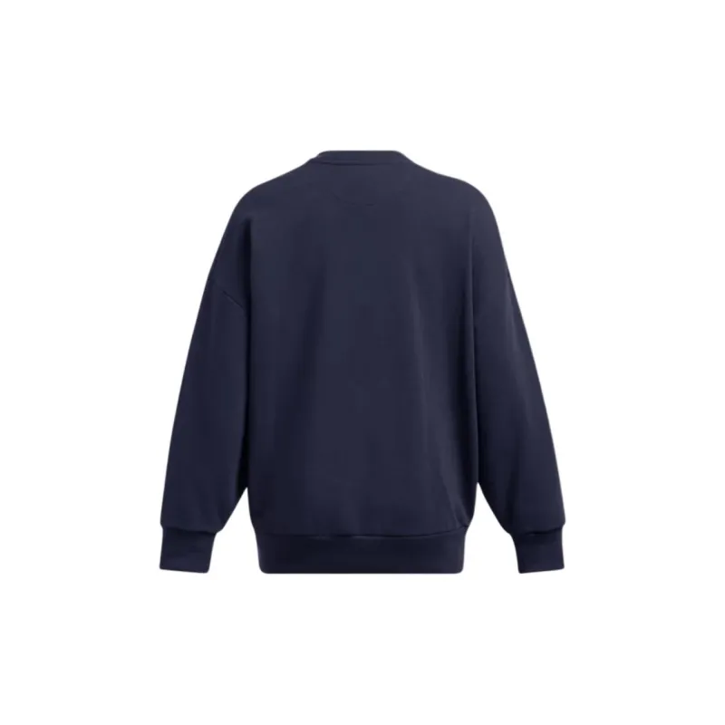 Under Armour Icon Heavyweight Terry Sweatshirt Women's Midnight Marine Blue-1