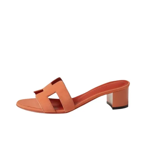 HERMES Oasis Slide Slippers Women's Orange