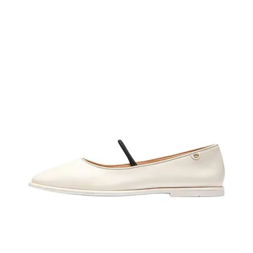 COACH Mary Jane Shoes Women's White