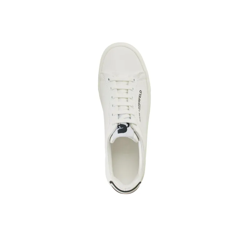 KARL LAGERFELD Chella Low Top Skateboard Shoes Women's White-4