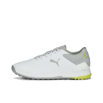 PUMA ProAdapt Alphacat Slip Resistant, Abrasion Resistant, Waterproof Low Top Golf Shoes Men's White