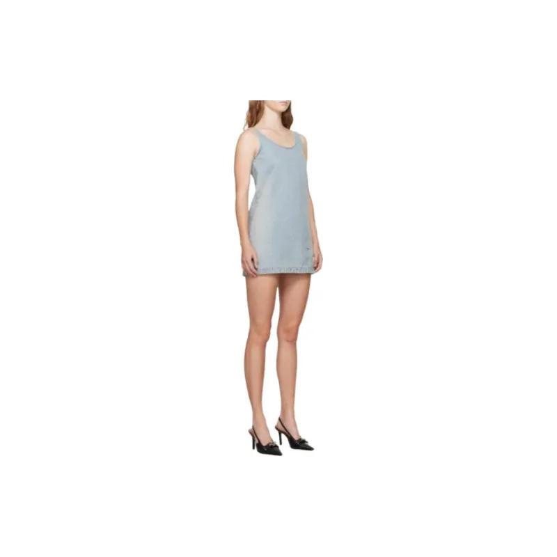 WE11DONE Sleeveless Dress Women's Blue-2