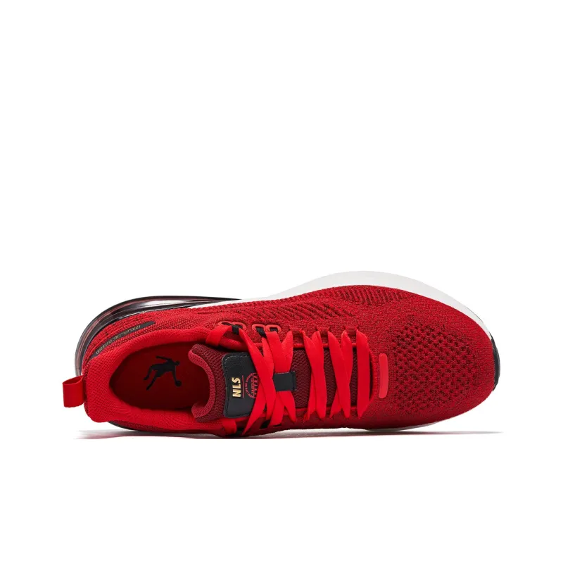 QIAODAN Anti-Slip Wear-Resistant Low-Top Casual Shoes Men's Red-4