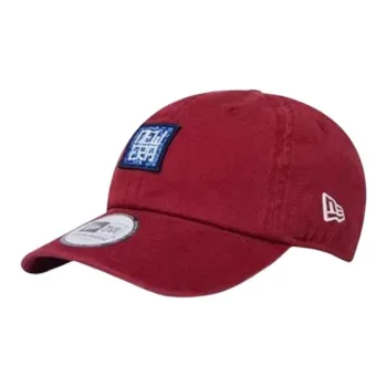 New Era Cotton Baseball Caps Unisex Deep Red