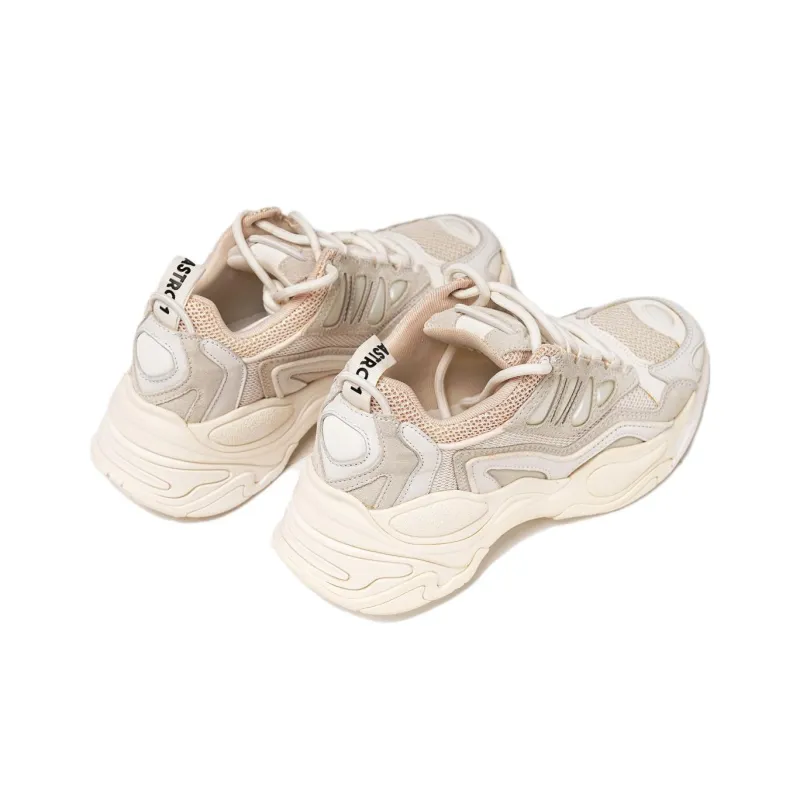 Sandro Mid Top Chunky Sneakers Women's White-2