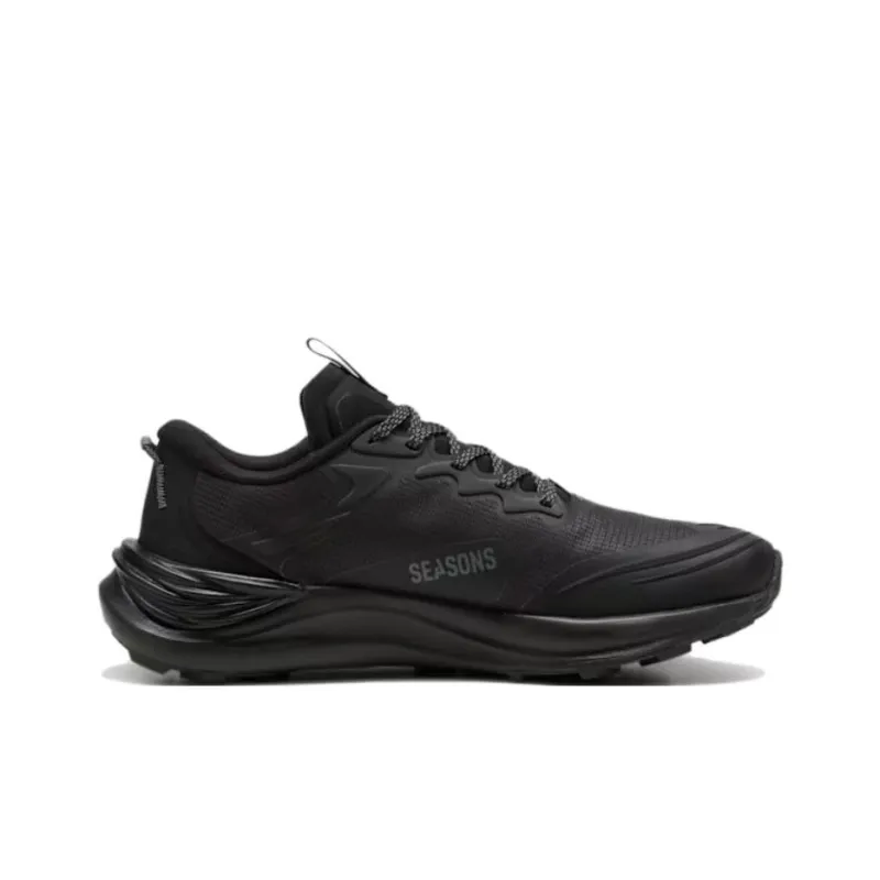 PUMA Electrify Nitro Anti Slip Wear Resistant Low Top Trail Running Shoes Men's Black-1