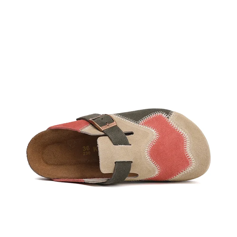 Khadgar Rubber Sole, Cork Sole, EVA Sole Slip Resistant Closed Toe Slippers Unisex-19