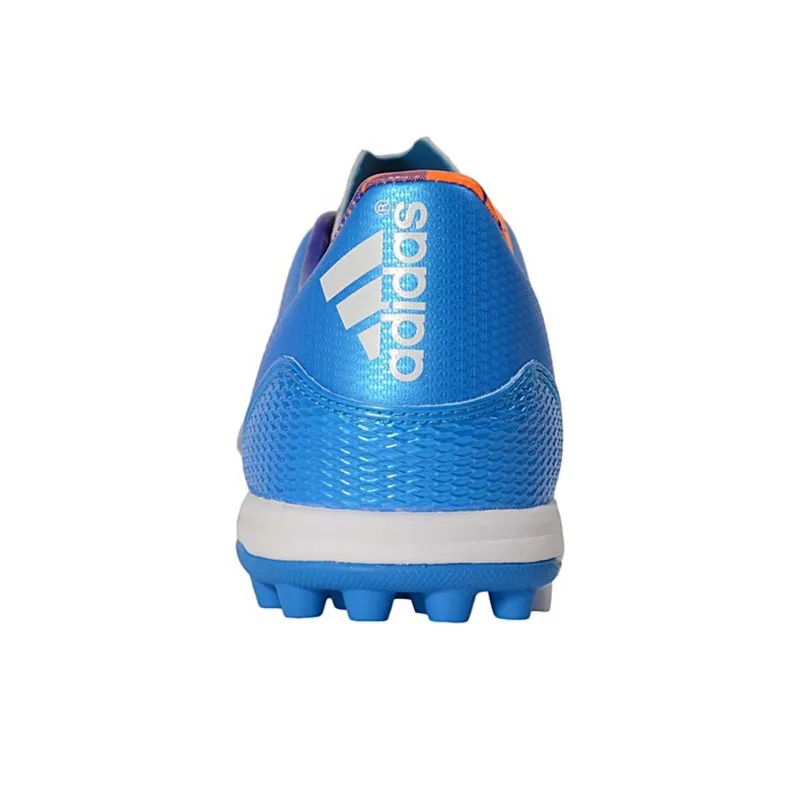Adidas Anti-Slip And Wear-Resistant Lightweight Soccer Shoes Unisex Blue White-3