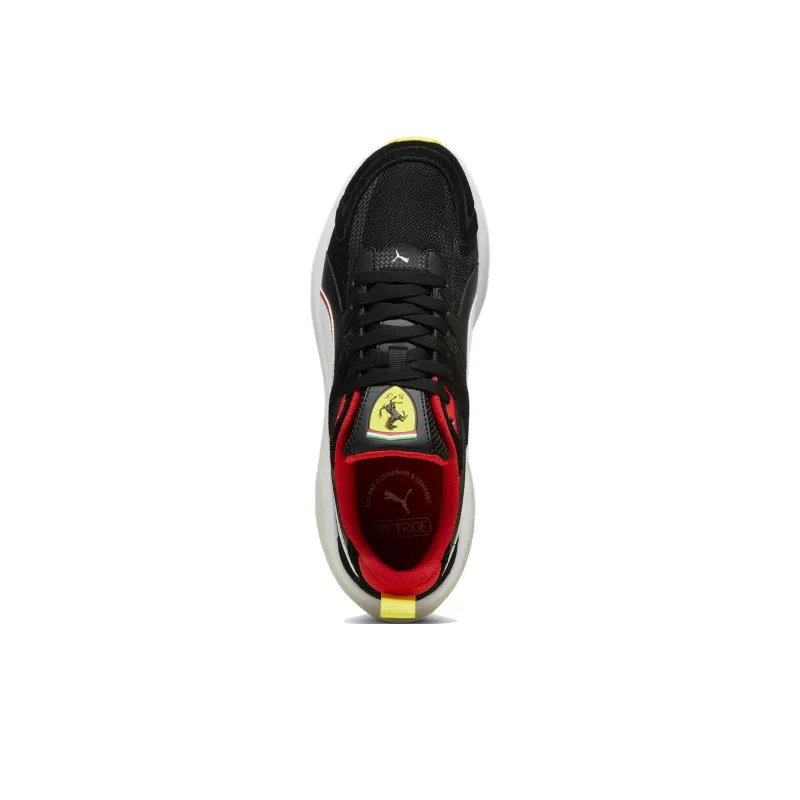 Ferrari x PUMA Scuderia Ferrari Abrasion Resistant Low Top Casual Shoes Unisex Black White-3