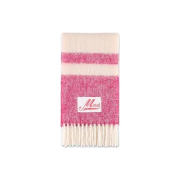 MARNI Mohair Knit Scarves Women's Pink