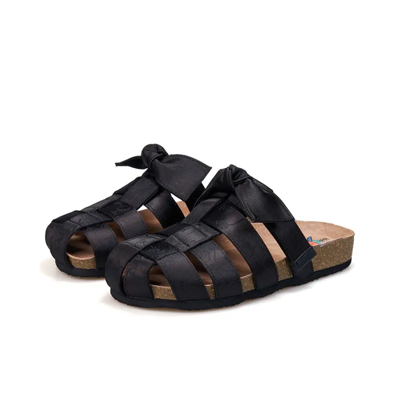 Joy&Mario Rubber Sole Abrasion Resistant Slip Resistant Closed Toe Slippers Women's-1