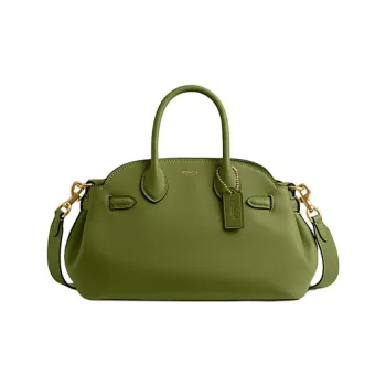 COACH Empire Cow Leather Shoulder Bag, Crossbody Bag, Handbag Women's Dark Lime