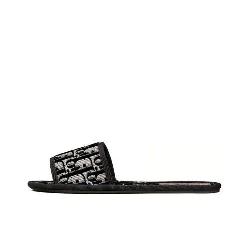 DIOR Chez Moi Slide Slippers Women's Black