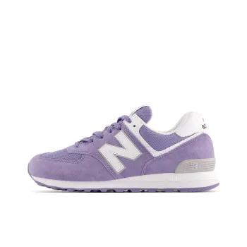 New Balance 574 Violet White