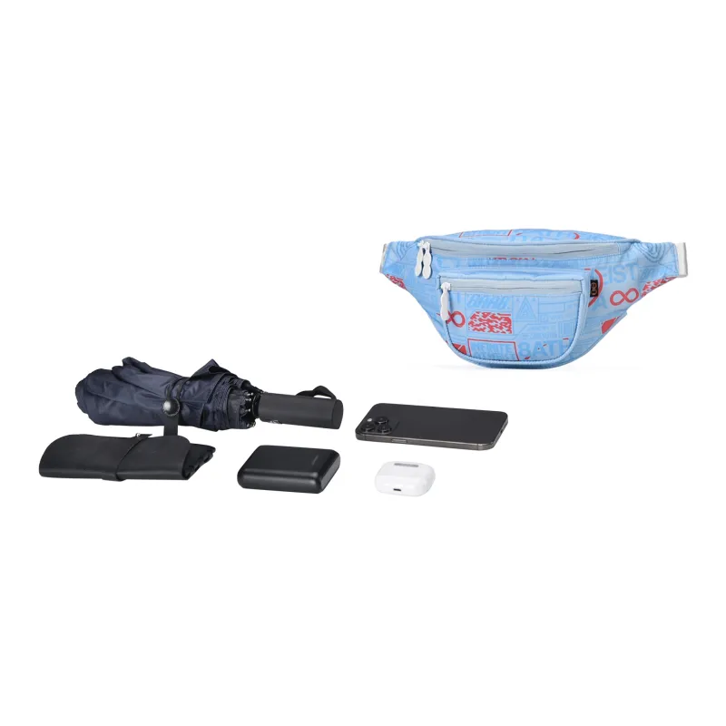 8atheist Polyester One Shoulder Crossbody Bag, Sling Bag, Fanny Pack Regular Unisex Blue-4