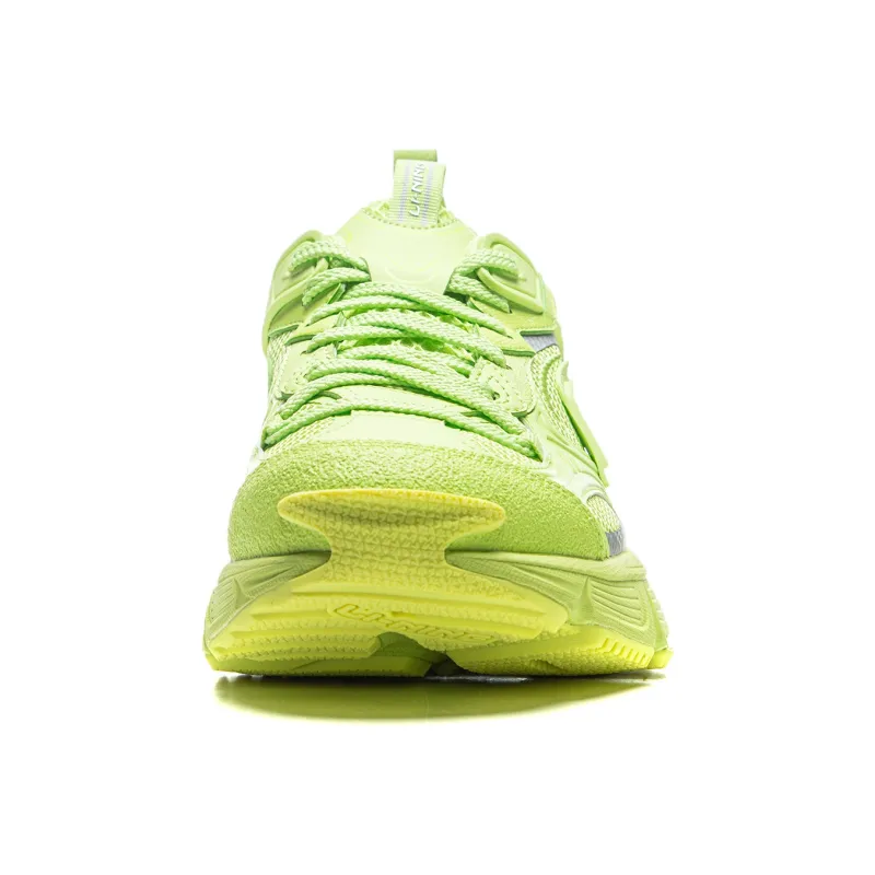 LiNing Star Cushioning Anti-Slip Wear-Resistant Breathable Height Increasing Low-Top Running Shoes Men's Green-4