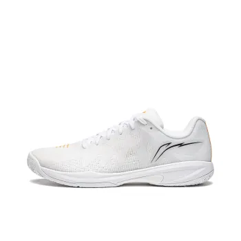 LiNing Table Tennis Series Durable Breathable Low Top Training Shoes Unisex White
