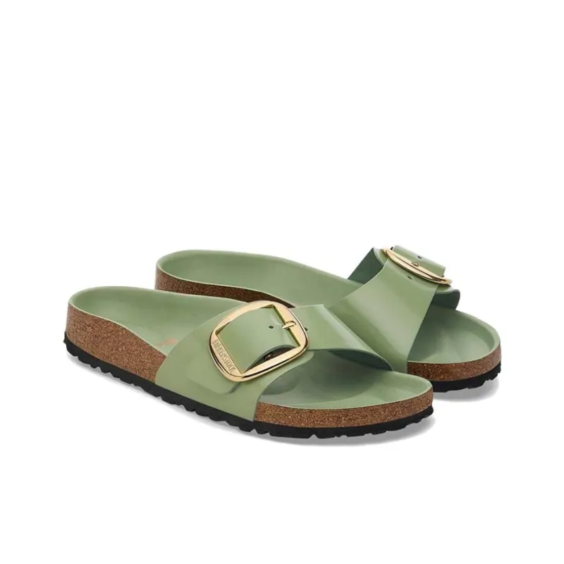 Birkenstock Madrid Big buckle Patent leather Sandals Women's-3