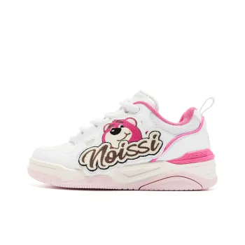 QIAODAN Qicheng V2 Skateboard Shoes Women's Low Top Jordan White Fiery Pink